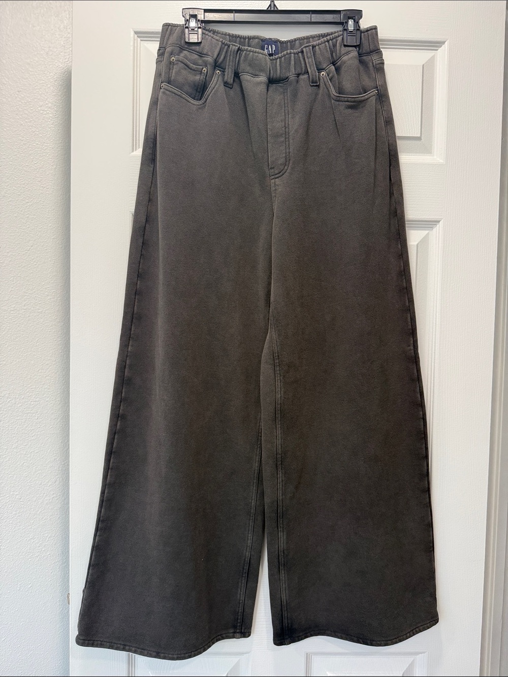GAP Heavyweight Easy Baggy Sweatpants Jeans - Black Wash
